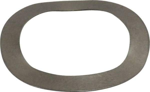 Gardner Spring - 0.531" ID x 0.734" OD, Grade 302 Stainless Steel Wave Disc Spring - 0.009" Thick, 0.05" Overall Height, 0.03" Deflection, 5.5 Lb at Deflection - Americas Industrial Supply