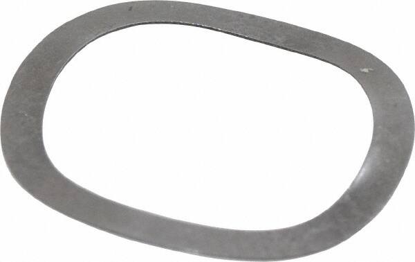 Gardner Spring - 0.839" ID x 1.08" OD, Grade 1074 Steel Wave Disc Spring - 0.012" Thick, 0.073" Overall Height, 0.036" Deflection, 10 Lb at Deflection - Americas Industrial Supply