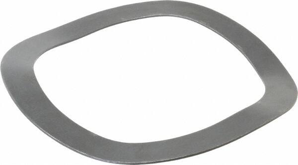 Gardner Spring - 5.12" ID x 6.55" OD, Grade 1074 Steel Wave Disc Spring - 0.061" Thick, 0.496" Overall Height, 0.174" Deflection - Americas Industrial Supply