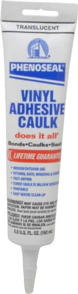 DAP - 5.5 oz Cartridge Clear Acrylic & Latex Caulk - 100°F Max Operating Temp, 20 min Tack Free Dry Time - Americas Industrial Supply