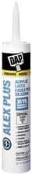 DAP - 10.1 oz Cartridge Clear Acrylic & Latex Caulk - -20 to 180°F Operating Temp, 30 min Tack Free Dry Time - Americas Industrial Supply