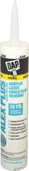 DAP - 10.1 oz Tube Clear Acrylic & Latex Caulk - -30 to 180°F Operating Temp, 30 min Tack Free Dry Time, 24 hr Full Cure Time - Americas Industrial Supply