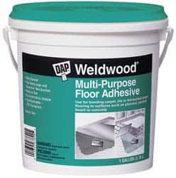 DAP - 32 Fluid Ounce Container, Off-White, Tub Synthetic Latex Construction Adhesive - 15 min Fixture Time, Indoor - Americas Industrial Supply