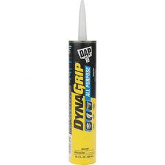 DAP - 10.3 Fluid Ounce Container, Tan, Cartridge Synthetic Latex Construction Adhesive - Service Temp from 0 to 120°F, Indoor - Americas Industrial Supply