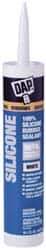 DAP - 10.1 oz Tube White RTV Silicone Joint Sealant - -40 to 400°F Operating Temp, 10 to 20 min Tack Free Dry Time, 24 hr Full Cure Time - Americas Industrial Supply