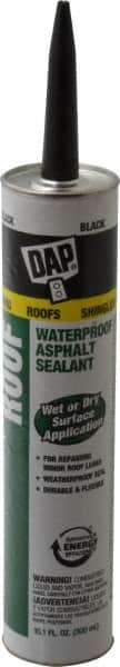 DAP - 10.1 oz Cartridge Black Asphalt Joint Sealant - -40 to 180°F Operating Temp - Americas Industrial Supply