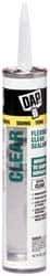 DAP - 10.1 oz Cartridge Clear Butyl Rubber Caulk - -30 to 200°F Operating Temp, 10 min Tack Free Dry Time - Americas Industrial Supply