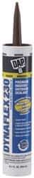 DAP - 10.1 oz Cartridge Brown Acrylic & Latex Caulk - -30 to 180°F Operating Temp, 30 min Tack Free Dry Time - Americas Industrial Supply