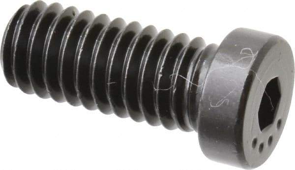 Made in USA - 5/16-18 UNC Hex Socket Drive, Low Socket Cap Screw - Grade 4037 Alloy Steel, Black Oxide Finish, Fully Threaded, 3/4" Length Under Head - Americas Industrial Supply