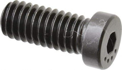 Made in USA - 5/16-18 UNC Hex Socket Drive, Low Socket Cap Screw - Grade 4037 Alloy Steel, Black Oxide Finish, Fully Threaded, 3/4" Length Under Head - Americas Industrial Supply