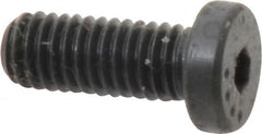 Made in USA - #10-32 UNF Hex Socket Drive, Low Socket Cap Screw - Grade 4037 Alloy Steel, Black Oxide Finish, Fully Threaded, 1/2" Length Under Head - Americas Industrial Supply