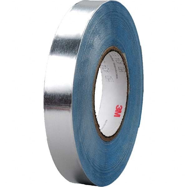 3M - 36 Yd x 8" x 12 mil Silver Aluminum Foil Tape - Americas Industrial Supply