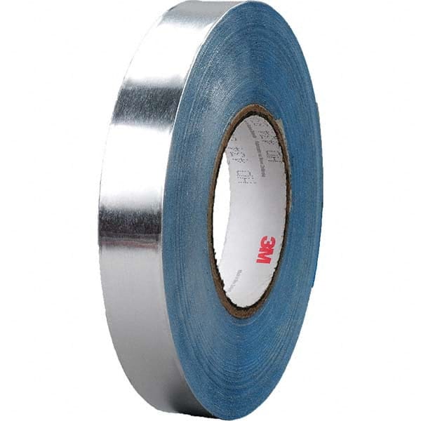 3M - 36 Yd x 2" x 8 mil Silver Aluminum Foil Tape - Americas Industrial Supply