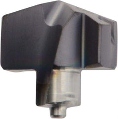 Iscar - Series ICP, 9.7mm Diam Grade IC908 140° Replaceable Drill Tip - Carbide, TiAlN Finish, 9 Seat Size - Americas Industrial Supply