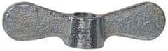 Value Collection - 3/8-16 UNC, Zinc Plated, Steel Standard Wing Nut - Grade 1015-1025, 2-1/2" Wing Span, 0.69" Wing Span, 9/16" Base Diam - Americas Industrial Supply
