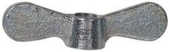 Value Collection - 3/8-16 UNC, Uncoated, Steel Standard Wing Nut - Grade 1015-1025, 2-1/2" Wing Span, 0.69" Wing Span, 9/16" Base Diam - Americas Industrial Supply