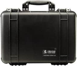 Pelican Products, Inc. - 14-1/16" Wide x 6-15/16" High, Clamshell Hard Case - Black, Polypropylene - Americas Industrial Supply