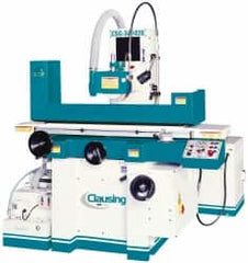 Clausing - 20 Inch Long x 10 Inch Wide Table, 5 to 25 m per Min, 3 Phase, Automatic Floor Machine Surface Grinder - 3 hp, 3,450 RPM Spindle Speed, 230/460 Volts, 95 Inch Overall Length, 1-1/4 Inch Arbor Hole Diameter - Americas Industrial Supply