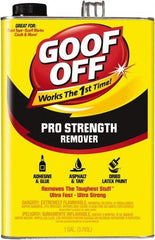 Goof Off - 1 Gal Can Adhesive Remover - Removes Caulk Residue, Chewing Gum, Crayon, Glue, Marker, Paint, Pen, Scuff Marks, Tar, Stickers & Tree Sap - Americas Industrial Supply