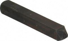 Made in USA - 3/16 Inch Character Size, 19 within a Triangle, Code Stamp - Steel - Americas Industrial Supply