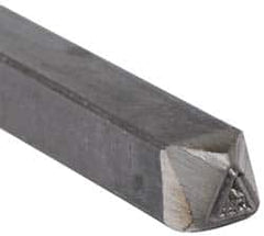 Made in USA - 3/16 Inch Character Size, 54 within a Triangle, Code Stamp - Steel - Americas Industrial Supply