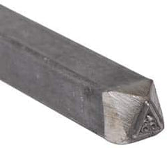 Made in USA - 3/16 Inch Character Size, 68 within a Triangle, Code Stamp - Steel - Americas Industrial Supply