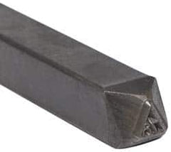 Made in USA - 3/16 Inch Character Size, 78 within a Triangle, Code Stamp - Steel - Americas Industrial Supply