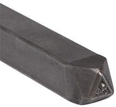 Made in USA - 3/16 Inch Character Size, 84 within a Triangle, Code Stamp - Steel - Americas Industrial Supply