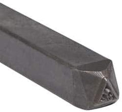 Made in USA - 3/16 Inch Character Size, 92 within a Triangle, Code Stamp - Steel - Americas Industrial Supply