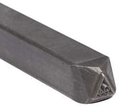 Made in USA - 3/16 Inch Character Size, 94 within a Triangle, Code Stamp - Steel - Americas Industrial Supply