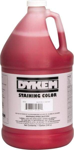 Dykem - 1 Gallon Red Staining Color - Bottle - Americas Industrial Supply