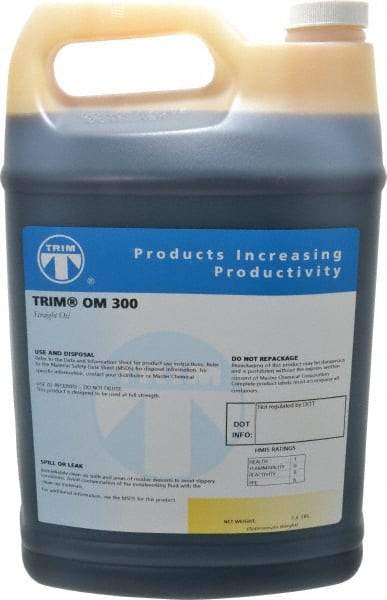 Master Fluid Solutions - Trim OM 300, 1 Gal Bottle Cutting Fluid - Straight Oil, For Grinding - Americas Industrial Supply