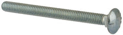 Value Collection - 5/16-18 UNC 3-1/2" Length Under Head, Standard Square Neck, Carriage Bolt - Grade 5 Steel, Zinc-Plated Finish - Americas Industrial Supply