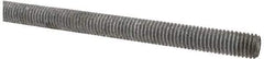 Made in USA - 1/2-13 UNC (Coarse), 6' Long, Low Carbon Steel Threaded Rod - Hot-Dipped Galvanized Finish, Right Hand Thread - Americas Industrial Supply