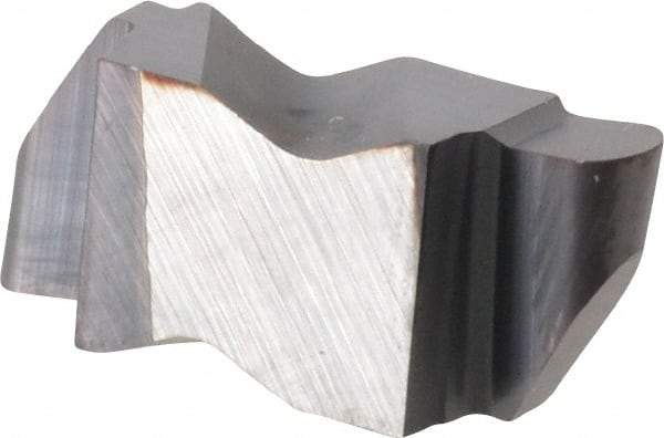 Kennametal - 3062NRP Grade KC5010, 3.18mm Cutting Width Carbide Grooving Insert - 3.81mm Max Depth of Cut, Right Hand, 1.59mm Corner Radius, TiAlN Finish - Americas Industrial Supply