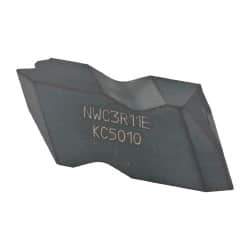 Kennametal - NWC3 Grade KC5010, External Whitworth Threading Insert - 11 TPI Ext Pitch, Right Hand Insert, TiAlN Finish, Carbide - Americas Industrial Supply