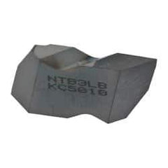 Kennametal - NTB3 Grade KC5010, Internal/External American Buttress Threading Insert - 8 to 16 TPI Int Pitch, Left Hand Insert, TiAlN Finish, Carbide - Americas Industrial Supply