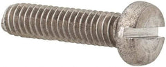 Value Collection - M2.5x0.45 Metric Coarse, 10mm Length Under Head Slotted Drive Machine Screw - Fillister Head, Grade 18-8 & A2 Stainless Steel, Uncoated, Without Washer - Americas Industrial Supply