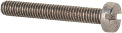Value Collection - M3x0.50 Metric Coarse, 20mm Length Under Head Slotted Drive Machine Screw - Fillister Head, Grade 18-8 & A2 Stainless Steel, Uncoated, Without Washer - Americas Industrial Supply
