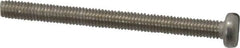 Value Collection - M3x0.50 Metric Coarse, 50mm Length Under Head Slotted Drive Machine Screw - Fillister Head, Grade 18-8 & A2 Stainless Steel, Uncoated, Without Washer - Americas Industrial Supply