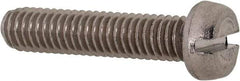 Value Collection - M3.5x0.60 Metric Coarse, 16mm Length Under Head Slotted Drive Machine Screw - Fillister Head, Grade 18-8 & A2 Stainless Steel, Uncoated, Without Washer - Americas Industrial Supply