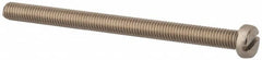 Value Collection - M5x0.80 Metric Coarse, 70mm Length Under Head Slotted Drive Machine Screw - Fillister Head, Grade 18-8 & A2 Stainless Steel, Uncoated, Without Washer - Americas Industrial Supply