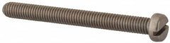 Value Collection - M6x1.00 Metric Coarse, 60mm Length Under Head Slotted Drive Machine Screw - Fillister Head, Grade 18-8 & A2 Stainless Steel, Uncoated, Without Washer - Americas Industrial Supply