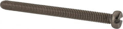 Value Collection - M6x1.00 Metric Coarse, 70mm Length Under Head Slotted Drive Machine Screw - Fillister Head, Grade 18-8 & A2 Stainless Steel, Uncoated, Without Washer - Americas Industrial Supply