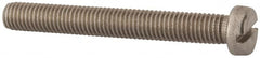 Value Collection - M10x1.50 Metric Coarse, 80mm Length Under Head Slotted Drive Machine Screw - Fillister Head, Grade 18-8 & A2 Stainless Steel, Uncoated, Without Washer - Americas Industrial Supply