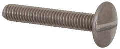 Value Collection - M4x0.70 Metric Coarse, 25mm Length Under Head Slotted Drive Machine Screw - Truss Head, Grade 18-8 & A2 Stainless Steel, Uncoated, Without Washer - Americas Industrial Supply