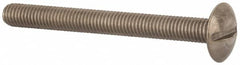 Value Collection - M5x0.80 Metric Coarse, 50mm Length Under Head Slotted Drive Machine Screw - Truss Head, Grade 18-8 & A2 Stainless Steel, Uncoated, Without Washer - Americas Industrial Supply