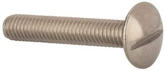 Value Collection - M6x1.00 Metric Coarse, 35mm Length Under Head Slotted Drive Machine Screw - Truss Head, Grade 18-8 & A2 Stainless Steel, Uncoated, Without Washer - Americas Industrial Supply