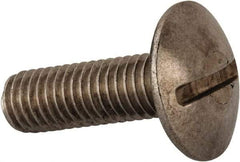 Value Collection - M8x1.25 Metric Coarse, 25mm Length Under Head Slotted Drive Machine Screw - Truss Head, Grade 18-8 & A2 Stainless Steel, Uncoated, Without Washer - Americas Industrial Supply