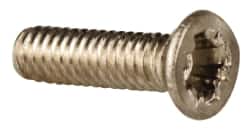 Value Collection - M2x0.40 Metric Coarse, 8mm OAL Pozidriv Drive Machine Screw - Flat Head, Grade 18-8 & A2 Stainless Steel, Uncoated, Without Washer - Americas Industrial Supply
